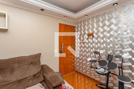 Sala  de apartamento à venda com 2 quartos, 48m² em Casa Grande, Diadema