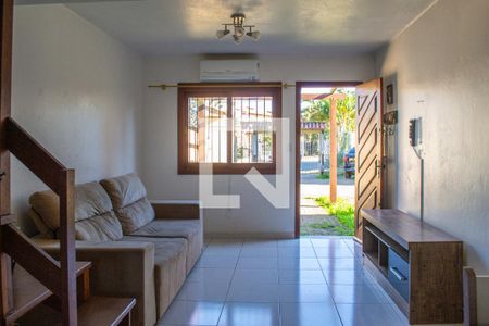 Sala de casa de condomínio à venda com 4 quartos, 130m² em Aberta dos Morros, Porto Alegre