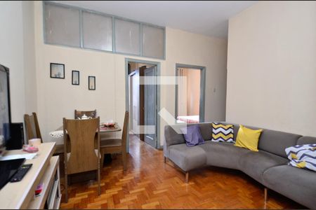 Sala de apartamento à venda com 2 quartos, 80m² em Centro, Belo Horizonte