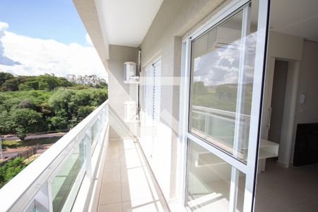 Sacada da Sala de apartamento para alugar com 1 quarto, 35m² em Vila Monte Alegre, Ribeirão Preto