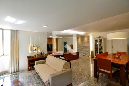 Sala de apartamento à venda com 4 quartos, 210m² em Estoril, Belo Horizonte