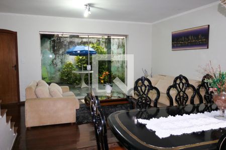 Sala de Estar e Jantar de casa à venda com 3 quartos, 169m² em Santa Maria, São Caetano do Sul