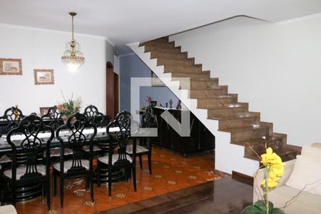 Sala de Estar e Jantar de casa à venda com 3 quartos, 169m² em Santa Maria, São Caetano do Sul