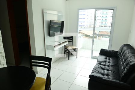 Sala de apartamento para alugar com 2 quartos, 60m² em Nova Mirim, Praia Grande