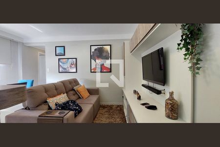 Sala de apartamento para alugar com 2 quartos, 59m² em Vila Valparaíso, Santo André