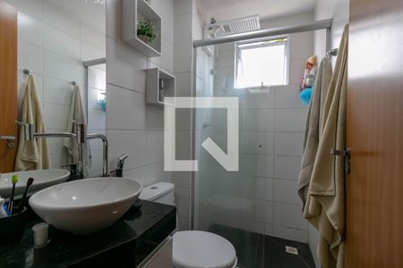 Banheiro  de apartamento à venda com 2 quartos, 48m² em Bandeirantes (pampulha), Belo Horizonte