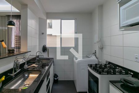 Cozinha de apartamento à venda com 2 quartos, 48m² em Bandeirantes (pampulha), Belo Horizonte