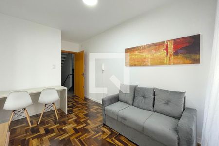 Sala de apartamento para alugar com 1 quarto, 31m² em Petrópolis, Porto Alegre