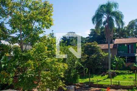 Vista do quarto e sala  de apartamento para alugar com 1 quarto, 30m² em Vila Nova, Porto Alegre