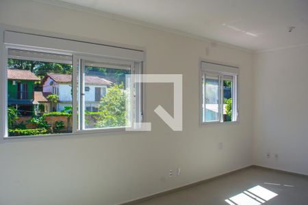 Sala e quarto  de apartamento para alugar com 1 quarto, 30m² em Vila Nova, Porto Alegre