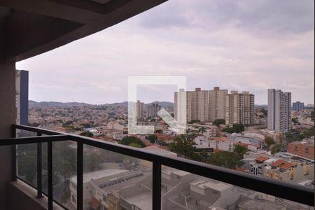 Varanda da sala  de apartamento para alugar com 3 quartos, 90m² em Vila Assunção, Santo André