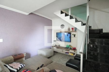 Sala de casa de condomínio à venda com 3 quartos, 170m² em Manacás, Belo Horizonte