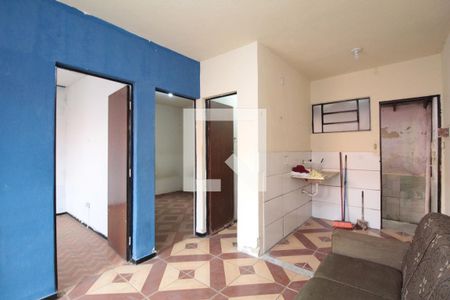 Sala e Cozinha de casa para alugar com 2 quartos, 50m² em Copacabana, Belo Horizonte