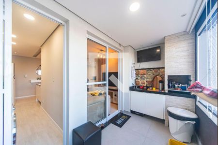 Varanda da Sala de apartamento para alugar com 2 quartos, 65m² em Vila Curuca, Santo André