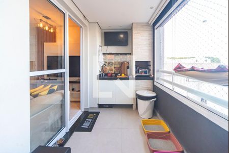 Varanda da Sala de apartamento para alugar com 2 quartos, 65m² em Vila Curuca, Santo André