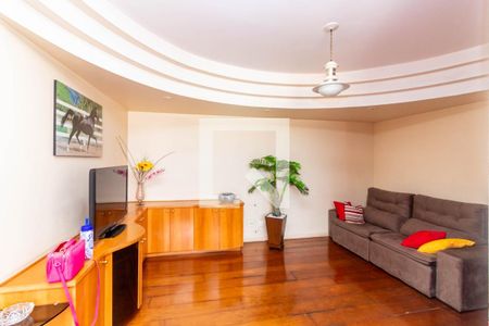 Sala de apartamento à venda com 3 quartos, 90m² em Sagrada Família, Belo Horizonte