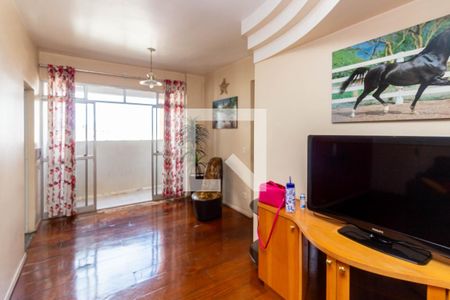 Sala de apartamento à venda com 3 quartos, 90m² em Sagrada Família, Belo Horizonte