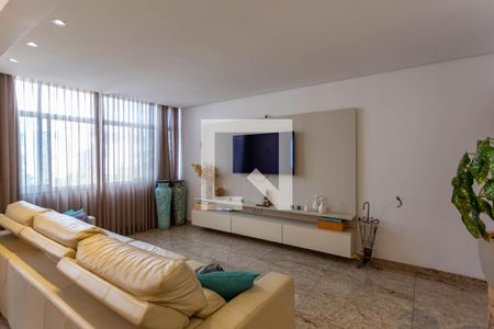 Sala de apartamento para alugar com 4 quartos, 150m² em Lourdes, Belo Horizonte