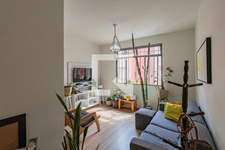 Sala de apartamento à venda com 3 quartos, 90m² em São Lucas, Belo Horizonte