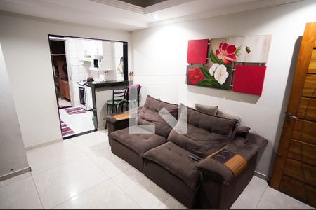 Sala  de casa de condomínio à venda com 2 quartos, 53m² em Jardim Leblon, Belo Horizonte