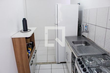 Cozinha de apartamento à venda com 1 quarto, 42m² em Cidade Intercap, Taboão da Serra