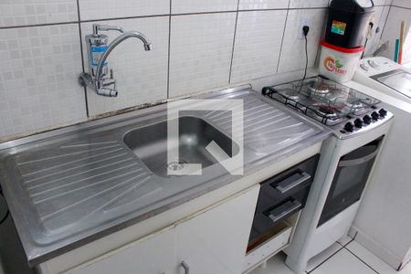 Cozinha de apartamento à venda com 1 quarto, 42m² em Cidade Intercap, Taboão da Serra