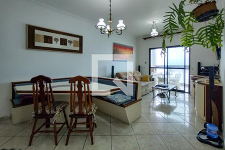 Sala de apartamento para alugar com 3 quartos, 125m² em Caiçara, Praia Grande