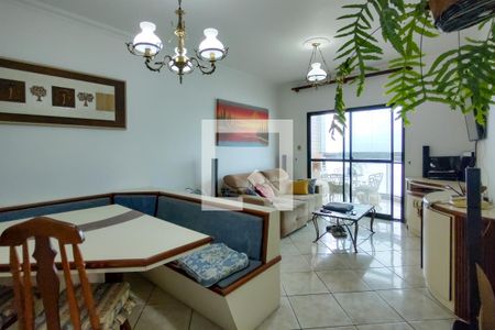 Sala de apartamento para alugar com 3 quartos, 125m² em Caiçara, Praia Grande