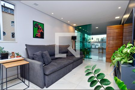 Sala de estar de apartamento para alugar com 3 quartos, 115m² em Anchieta, Belo Horizonte