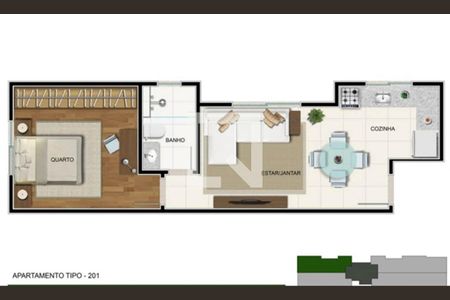 Apartamento à venda com 1 quarto, 37m² em Sagrada Família, Belo Horizonte