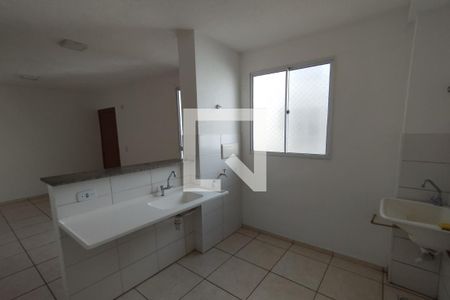 Cozinha - Lavanderia de apartamento para alugar com 2 quartos, 50m² em Jardim Silvio Passalacqua, Ribeirão Preto