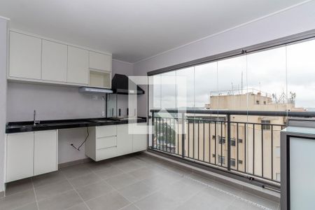 Varanda gourmet de kitnet/studio à venda com 1 quarto, 40m² em Vila Camargos, Guarulhos