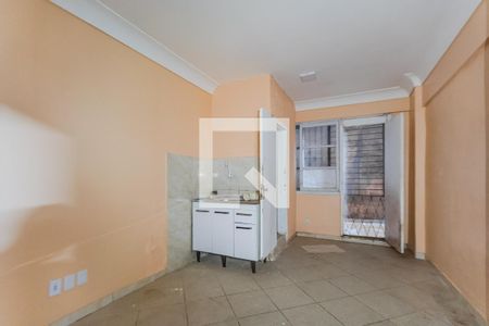 Sala/Quarto/Cozinha de kitnet/studio à venda com 1 quarto, 18m² em Centro Histórico, Porto Alegre