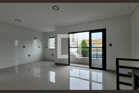 Sala de casa para alugar com 3 quartos, 105m² em Parque das Nações, Santo André