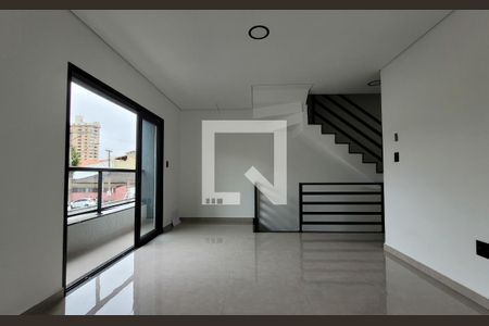 Sala de casa para alugar com 3 quartos, 105m² em Parque das Nações, Santo André