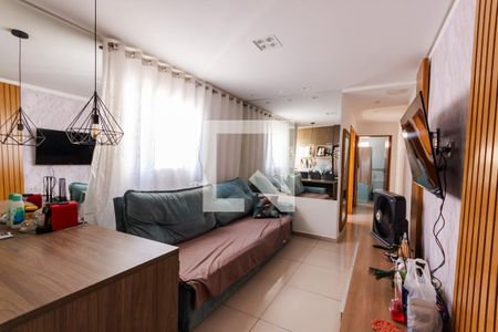 Sala de apartamento à venda com 2 quartos, 104m² em Vila Camilopolis, Santo André