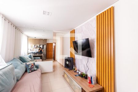 Sala de apartamento à venda com 2 quartos, 104m² em Vila Camilopolis, Santo André