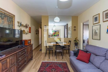 Sala de apartamento à venda com 3 quartos, 69m² em Caiçara-adelaide, Belo Horizonte