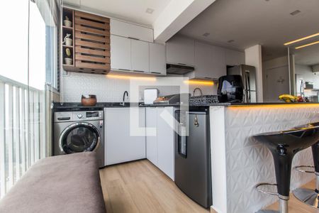 Varanda Sala de apartamento à venda com 1 quarto, 53m² em Alphaville Empresarial, Barueri