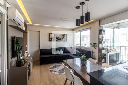 Sala de apartamento à venda com 1 quarto, 53m² em Alphaville Empresarial, Barueri