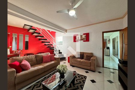 Sala de casa para alugar com 3 quartos, 270m² em Jardim Alvorada, Santo André