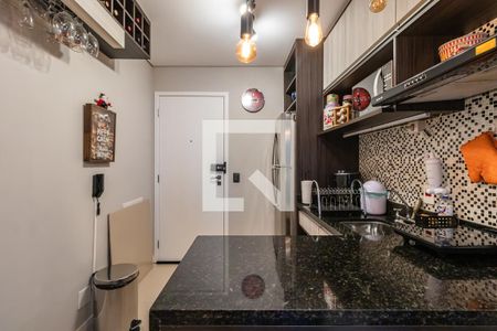 Cozinha de kitnet/studio à venda com 1 quarto, 26m² em Bethaville I, Barueri