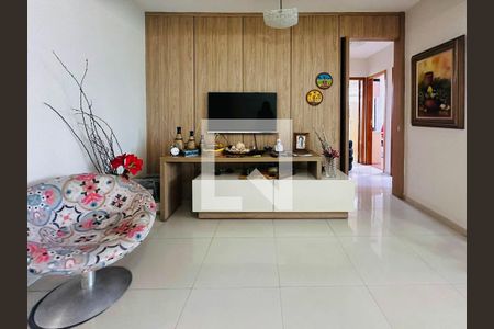 Sala de apartamento à venda com 3 quartos, 95m² em Caiçara-adelaide, Belo Horizonte