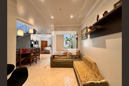 Sala  de casa à venda com 3 quartos, 286m² em Jardim, Santo André