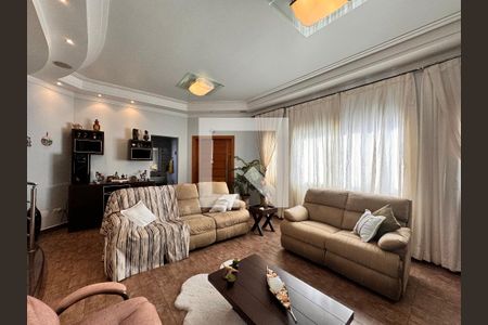 Sala de casa à venda com 3 quartos, 286m² em Jardim, Santo André