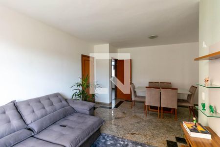 Sala de apartamento à venda com 3 quartos, 112m² em São Pedro, Belo Horizonte