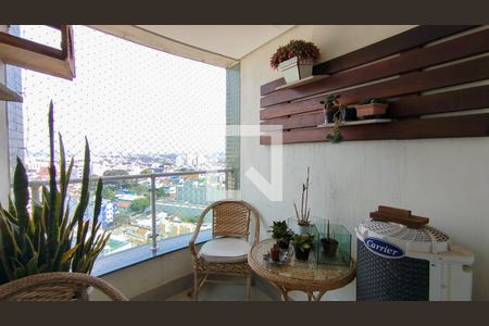 Varanda da Sala de apartamento à venda com 3 quartos, 164m² em Oswaldo Cruz, São Caetano do Sul