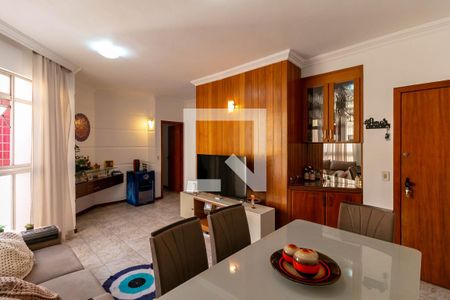 Sala  de apartamento à venda com 3 quartos, 95m² em São Luiz, Belo Horizonte