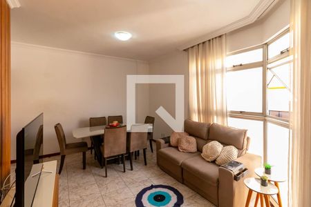 Sala  de apartamento à venda com 3 quartos, 95m² em São Luiz, Belo Horizonte