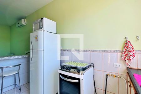 Cozinha de kitnet/studio para alugar com 1 quarto, 30m² em Vila São João, Guarulhos